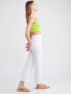 Aria High Waisted Pant in White
