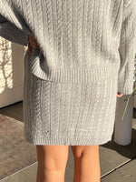 January Cable Knit Skirt