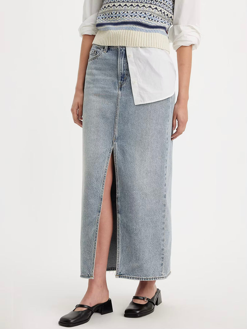 Levi's Ankle Column Skirt in Please Hold