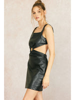 Leather O-Ring Dress