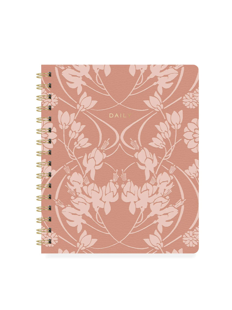 Nouveau Blossom Apricot Non-Dated Daily Planner