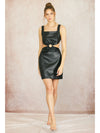 Leather O-Ring Dress